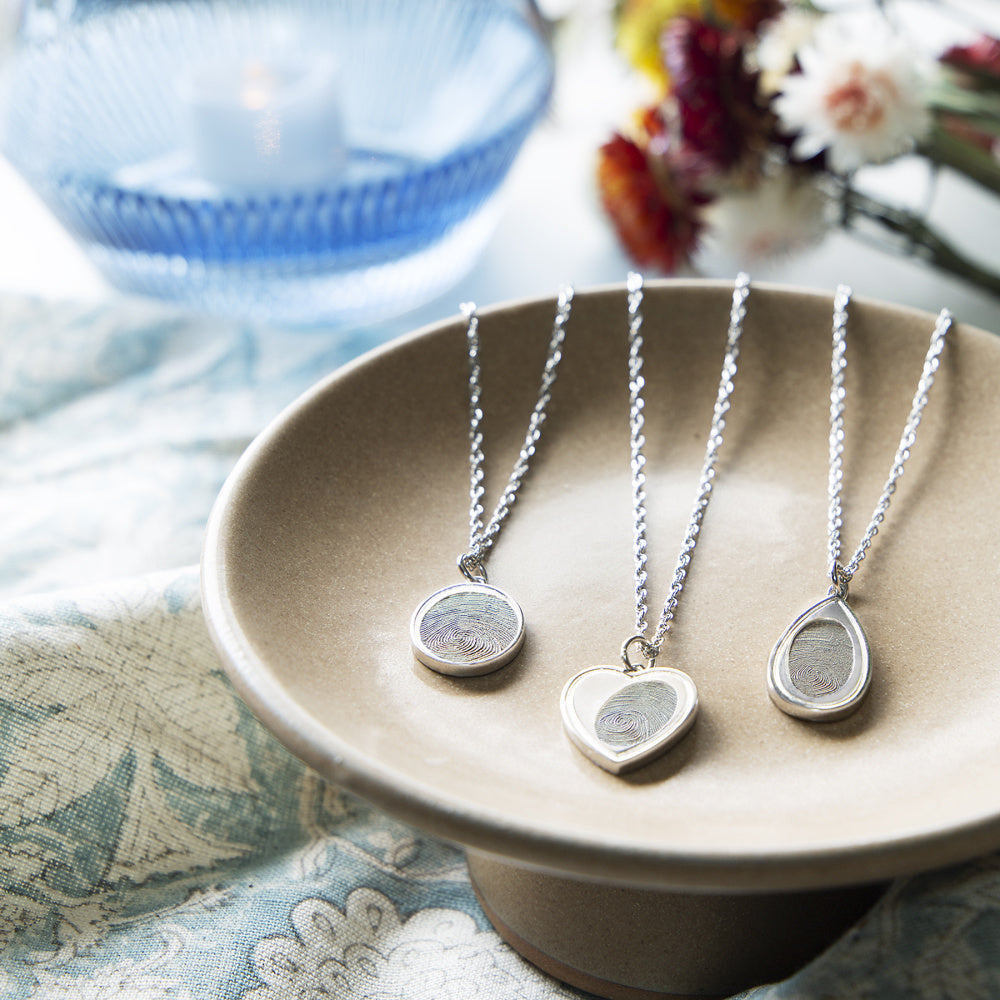 Cross Fingerprint Pendant - Two Rivers