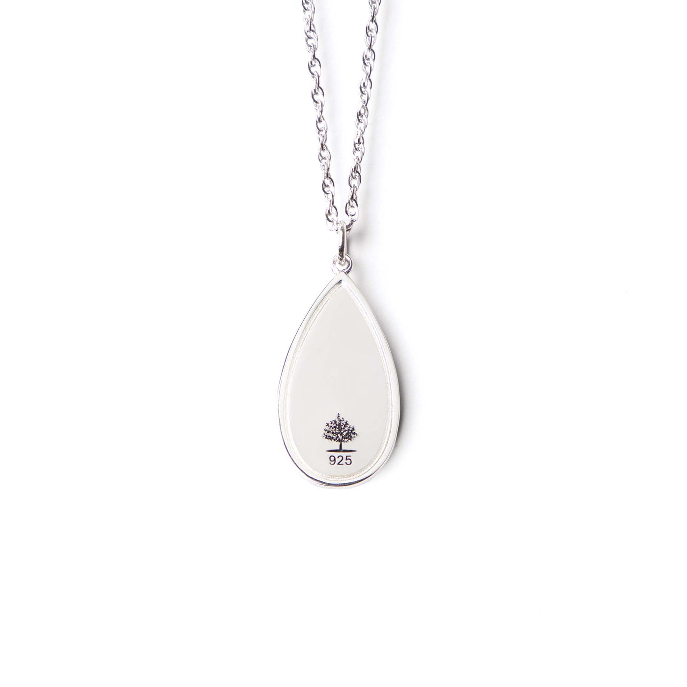 Teardrop Fingerprint Pendant - Blake